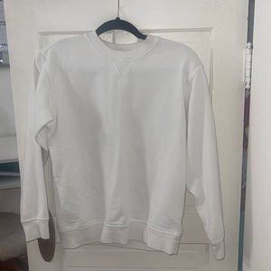 Lululemon White Crewneck